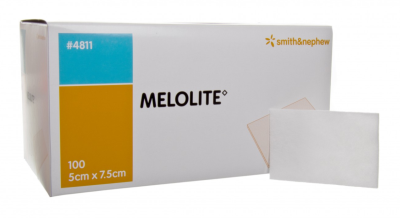 Melolite Low Adherent Absorbent Dressings 5cm x 7.5cm