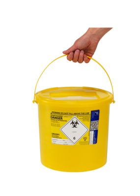 Sharpsguard Yellow Sharps Bin 11.5 Litre