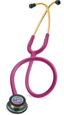 3M Littmann Classic III Adult Stethoscope Rainbow Chestpiece/ Raspberry