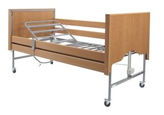 Casa Elite Standard Bed with Wooden Side Rail Kit Beech