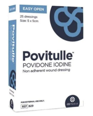 Povitulle Non Adherent Dressing 5cm x 5cm