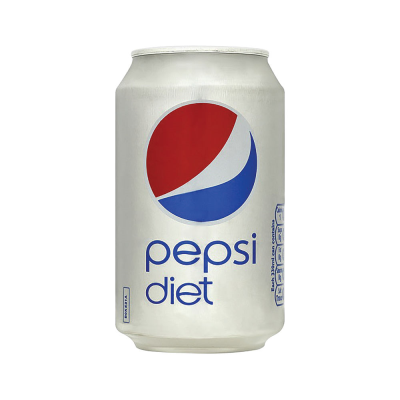 Pepsi Diet Soft Drink 330ml Cans (24 Pack)