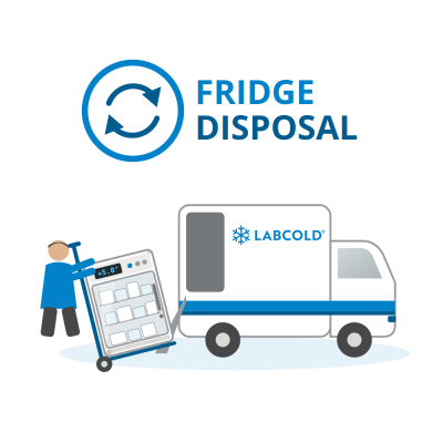 Labcold Fridge Collection & Disposal Freestanding 340L Approx (RLDF1019/24)