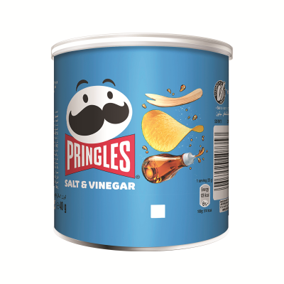 Pringles Salt and Vinegar Crisps 40g