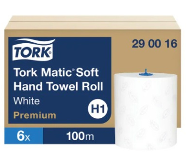 Tork Matic Hand Towel White - H1 2 ply - 100m