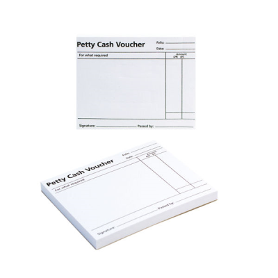 Petty Cash Voucher Pads, 125x101mm