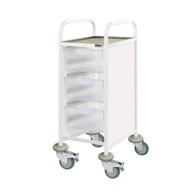 VISTA 30 Clinical Trolley 3 Double Depth Trays