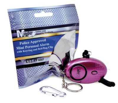 Master Lock Personal Staff Panic Security Alarm Purple