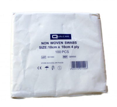 Non-Sterile 4ply Gauze Swabs 10cm x 10cm