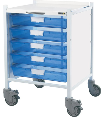 VISTA 40 Clinical Trolley 5 Single Depth Trays