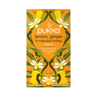 Pukka Lemon Ginger and Manuka Tea (Pack of 20)