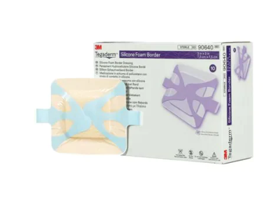 Tegaderm Silicone Foam Border Dressing 7.5 x 7.5cm