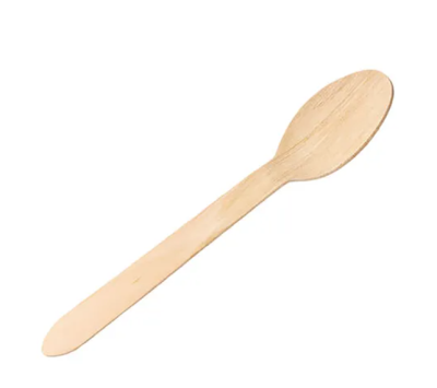 Economy Wood Spoon 16cm