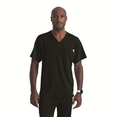 Skechers Unisex V Neck Scrub Top Black XS