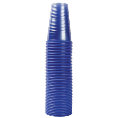 Plastic Vending Drinking Cups, Blue