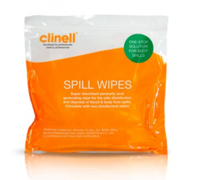 Clinell Spill Wipes