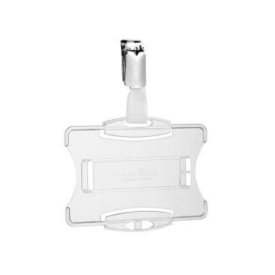 Durable Security Pass Holder with Clip Clear