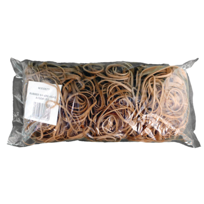 Rubber Bands Assorted Sizes 100g