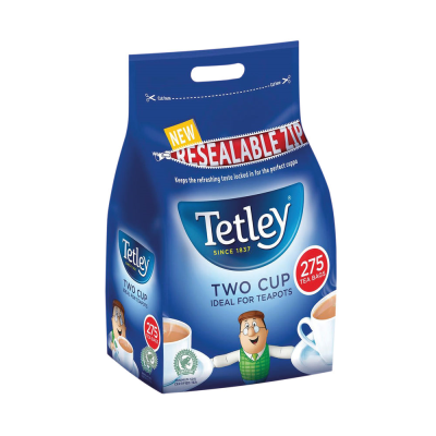 Tetley Two Cup Tea Bags (275 Pack)