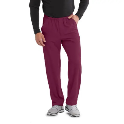 Skechers Unisex Drawcord Scrub Trousers Wine XS