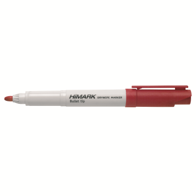 Drywipe Bullet Tip Marker Red