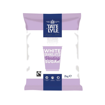 Tate and Lyle White Vending Sugar 2kg (Pack of 6)