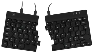 R-GO Split Ergonomic Keyboard, Wired, Black