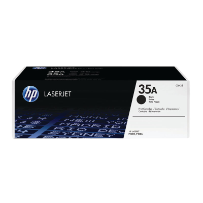 HP 35A Toner Cartridge, CB435A, Black