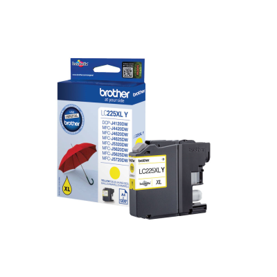 Brother LC225XLY Inkjet Cartridge High Yield Yellow