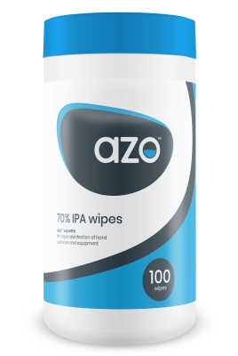 Azo Wipes 70% IPA Disinfectant Wipes Wipettes (130 x 180mm)