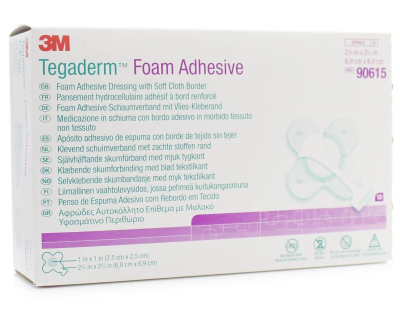 Tegaderm Foam Adhesive Dressing 6.9cm x 6.9cm