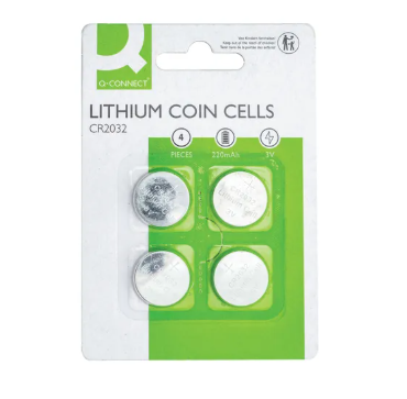 Q-Connect CR2032 Coin Batteries