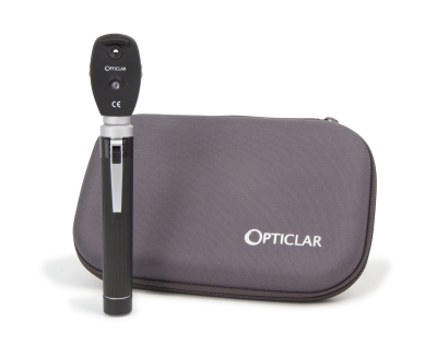 Opticlar LED Pocket Ophthalmoscope in Zip Case