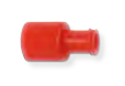 Red Dual End Male to Female Luer-Lock Stopper