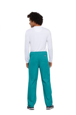 Cherokee Unisex Drawstring Scrub Trousers Teal Blue XXS
