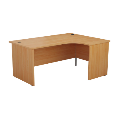 Right Panel Desk 1600x1200x730mm Beech