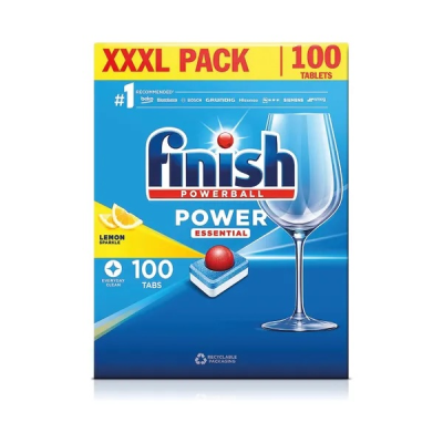 Finish Power Essential Lemon Dishwasher Tablets