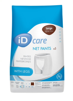 iD Care Net Pants with Legs Large