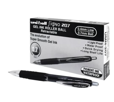 Uni-Ball Signo 207 Retract Gel Rollerball Black