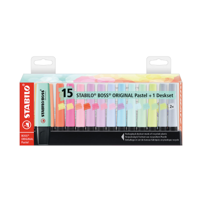 Stabilo Boss Original Highlighters Desk Set Pastel