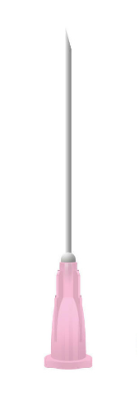 Terumo Hypodermic Needles 18G Pink (38mm)