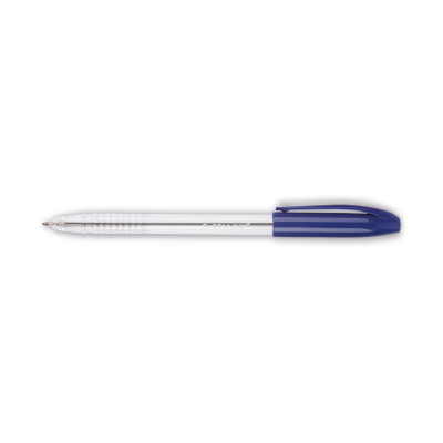 Q-Connect Grip Stick Ballpoint Pen Medium Blue