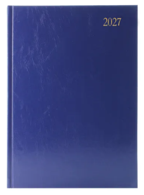 A4 Week To View Diary Blue