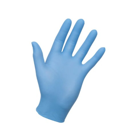 Accelerator Free Blue Nitrile Gloves Small