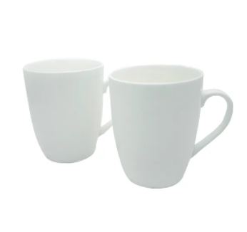 10oz Squat Mugs, White