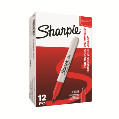 Sharpie Permanent Marker Fine Red