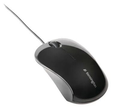 Kensington ValuMouse Three-Button Wired Mouse, Black