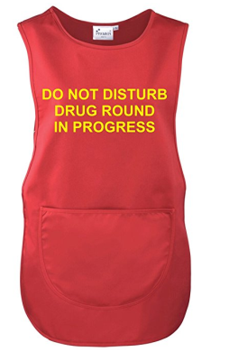 Do Not Disturb Drug Round In Progress Tabard Medium