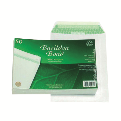 Basildon Bond C5 Pocket Envelope Plain White