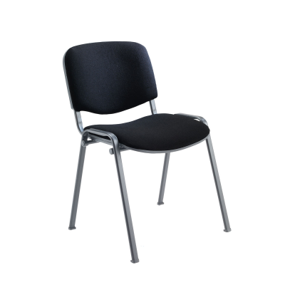 Club Stacking Chair Black